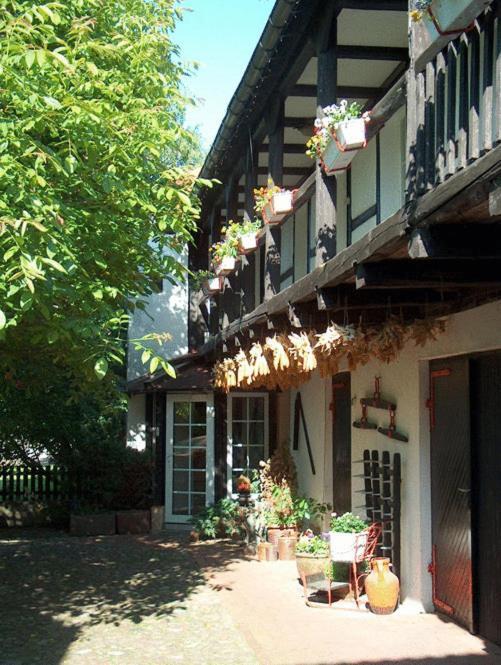 Hotel Garni & Oma'S Heuhotel 'Pension Zur Galerie' Barby Exterior photo